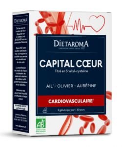 Cardiovascular - Garlic, Olive tree, Hawthorn BIO, 60 capsules